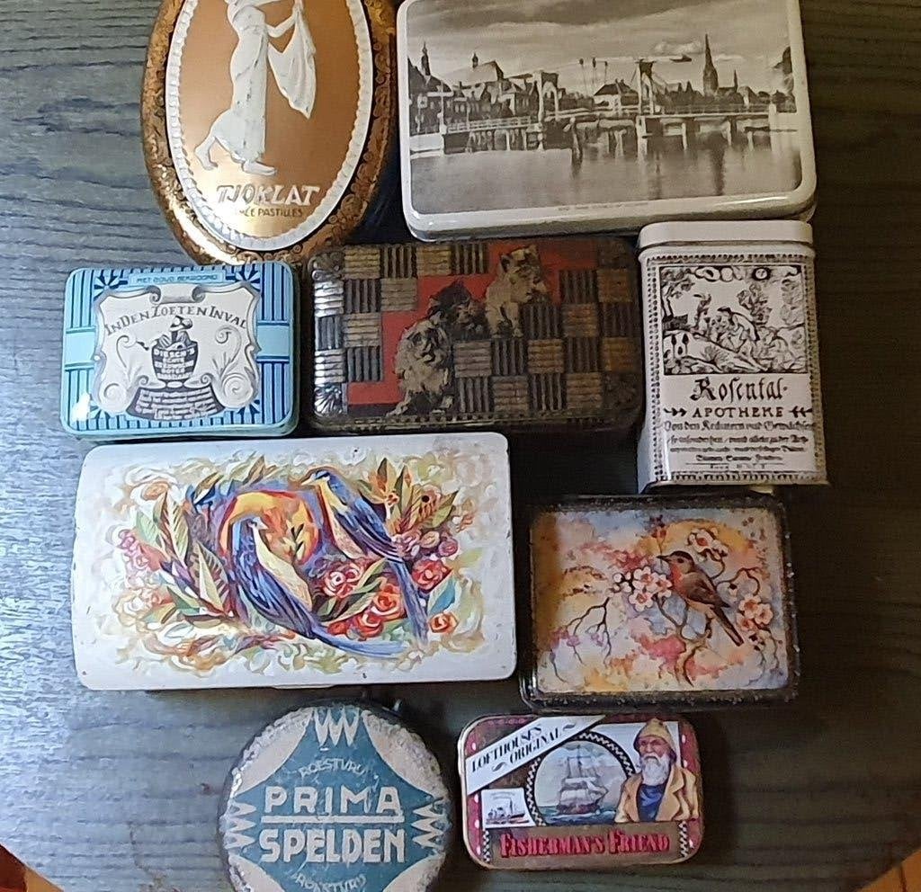 oude blikjes, Ophalen of Verzenden, Gebruikt, Overige, Overige merken