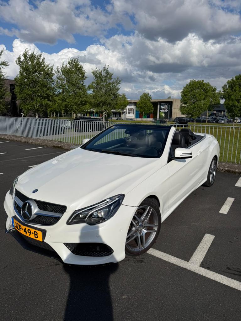 Mercedes-Benz E-Klasse 3.5 E350 CGI Cabriolet AUT 2013 Wit, Auto's, Achterwielaandrijving, 1800 kg, Cabriolet, 4 stoelen
