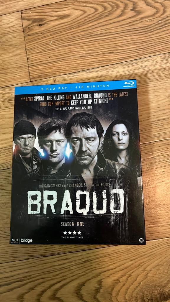 Braquo Seizoen Eén - Spannende Franse Misdaadserie Blu-ray, Ophalen of Verzenden, Zo goed als nieuw, Thrillers en Misdaad, Boxset