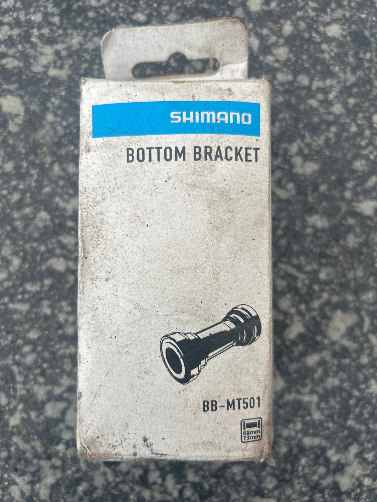Shimano BB-MT501 Bottom Bracket BSA Trapas, Fietsen en Brommers, Fietsonderdelen, Overige materialen, Nieuw, Mountainbike, Ophalen