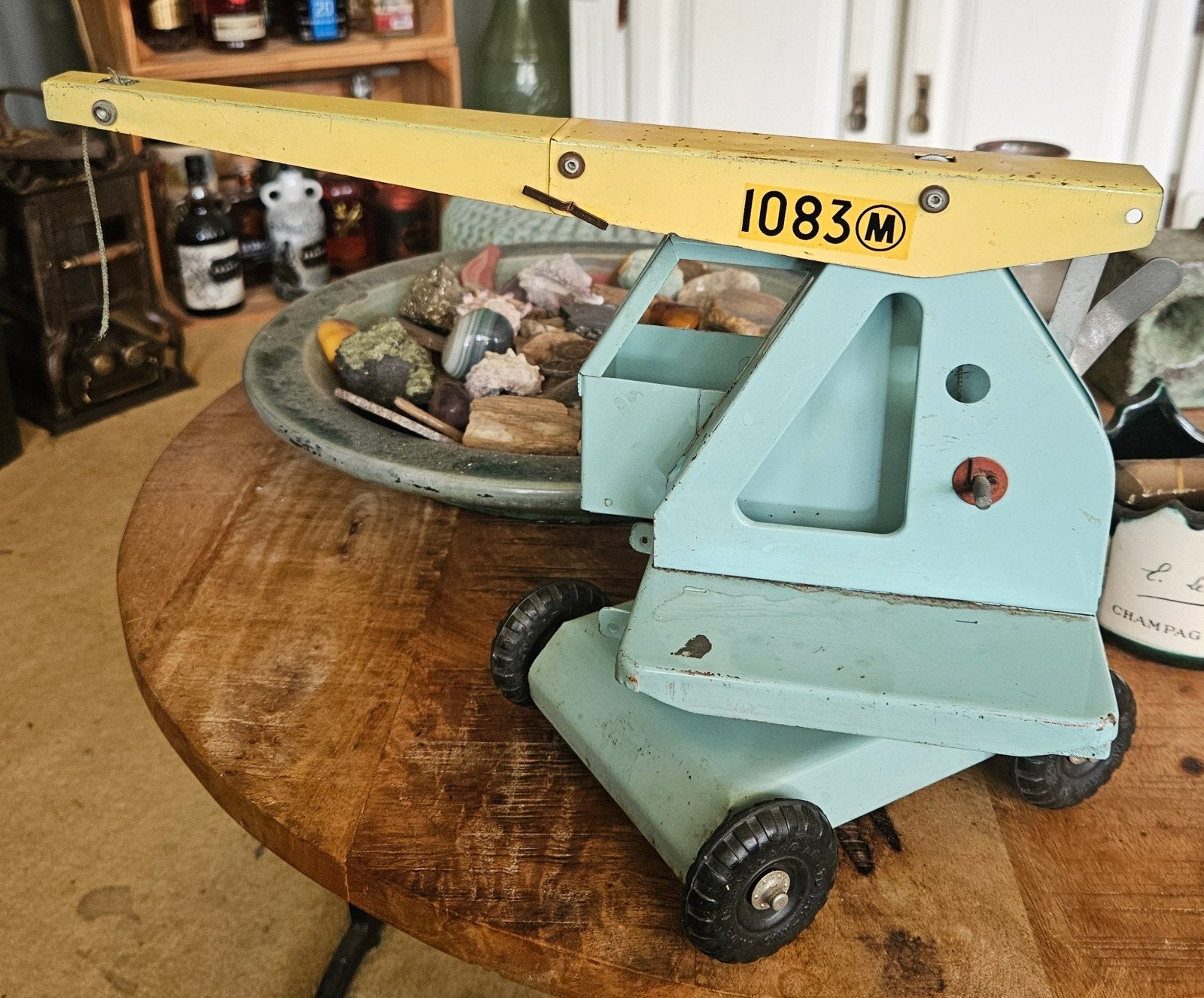 Vintage Blikken Kraanwagen Speelgoed - RAF 1083M, Ophalen of Verzenden