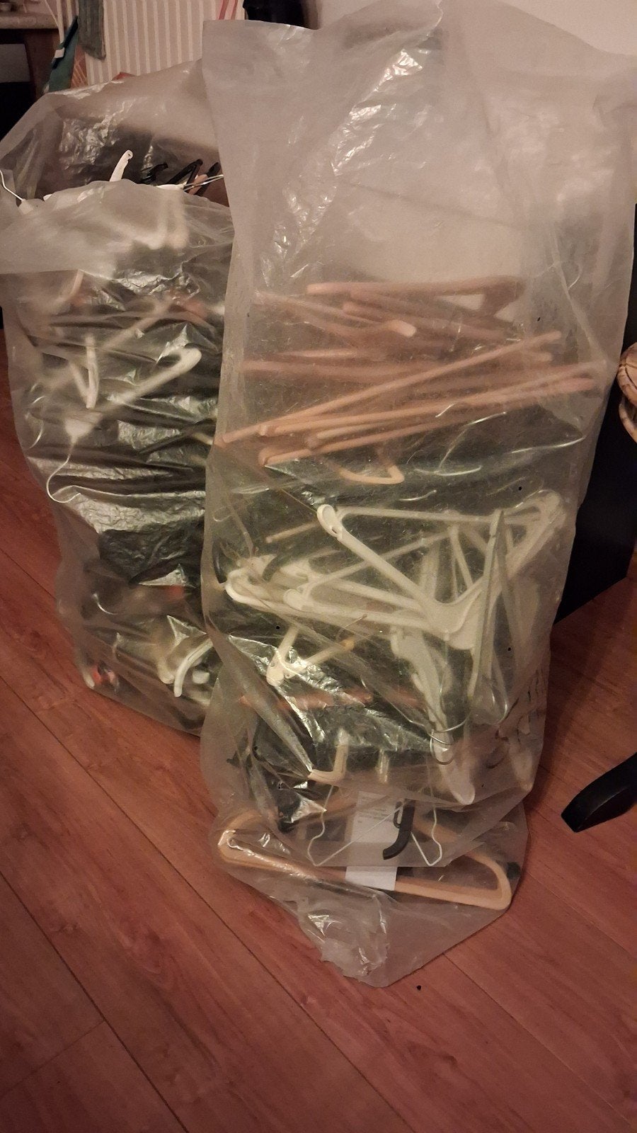 kledinghangers, Ophalen, Gebruikt, Kunststof