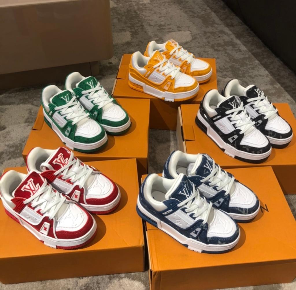 Kinderschoenen Louis Vuitton LV Trainer sneakers, Ophalen of Verzenden, Nieuw, Jongen of Meisje, Schoenen
