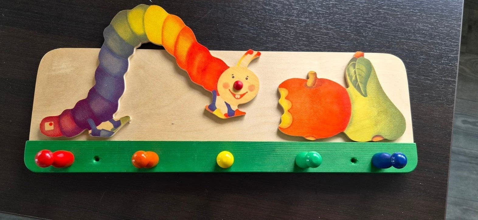 Rupsje Nooit Genoeg Kinderkapstok Hout, Ophalen, Gebruikt, Hout, Kinderkapstok