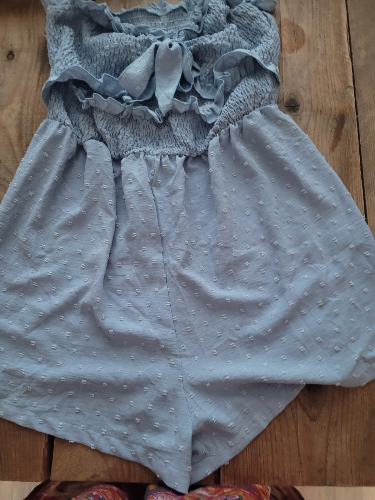 Shein Playsuit Maat L Lichtblauw, Shein, Ophalen of Verzenden, Maat 42/44 (L), Blauw