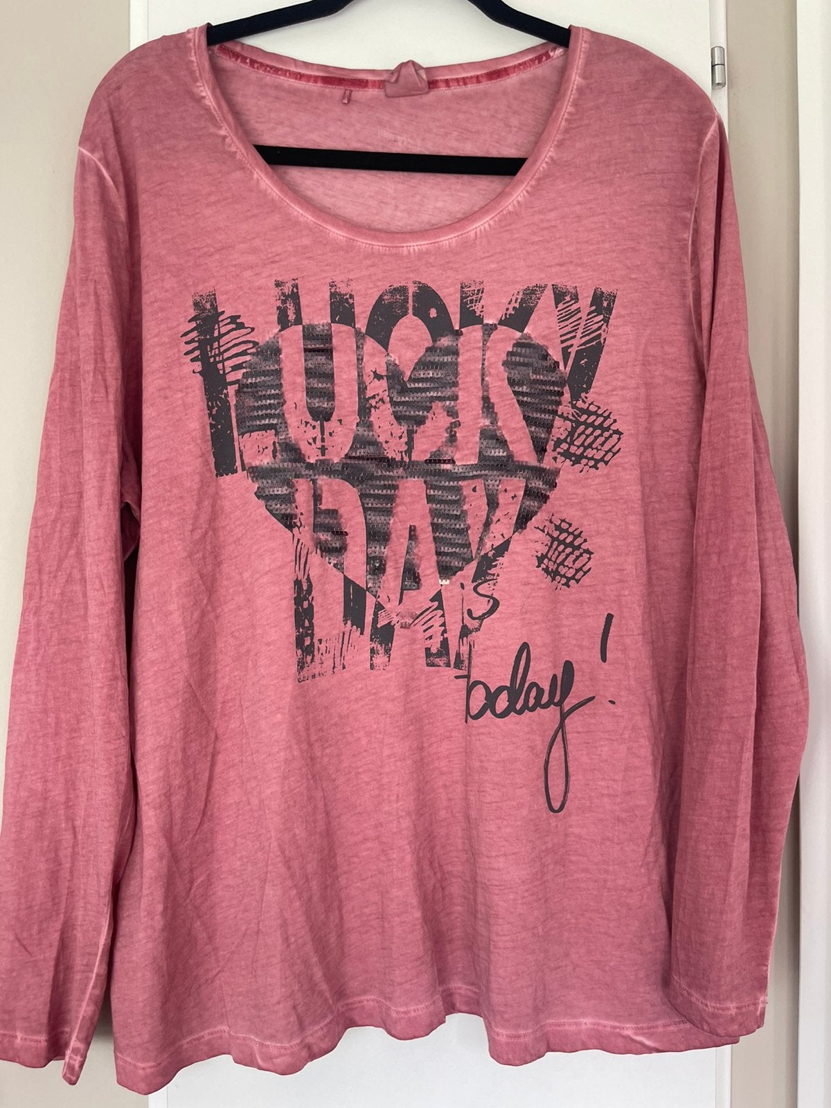 Taifun roze truitje met glitters maat 46, Kleding | Dames, Ophalen of Verzenden, Zo goed als nieuw, Maat 46/48 (XL) of groter