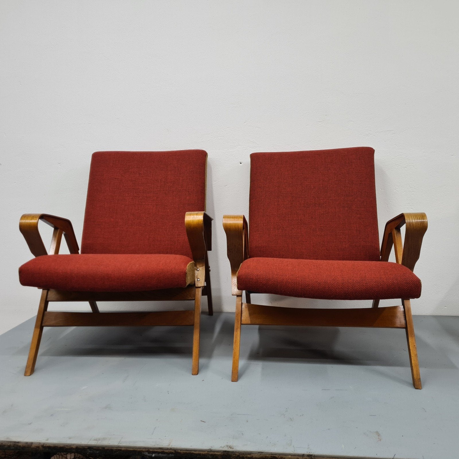Retro chairs, Vintage, design fauteuils, Jaren 60,, Ophalen