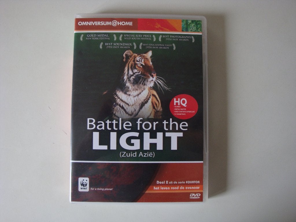 DVD Battle for the light Zuid-Azie Natuur WWF WNF nieuw, Alle leeftijden, Ophalen of Verzenden, Nieuw in verpakking, Natuur