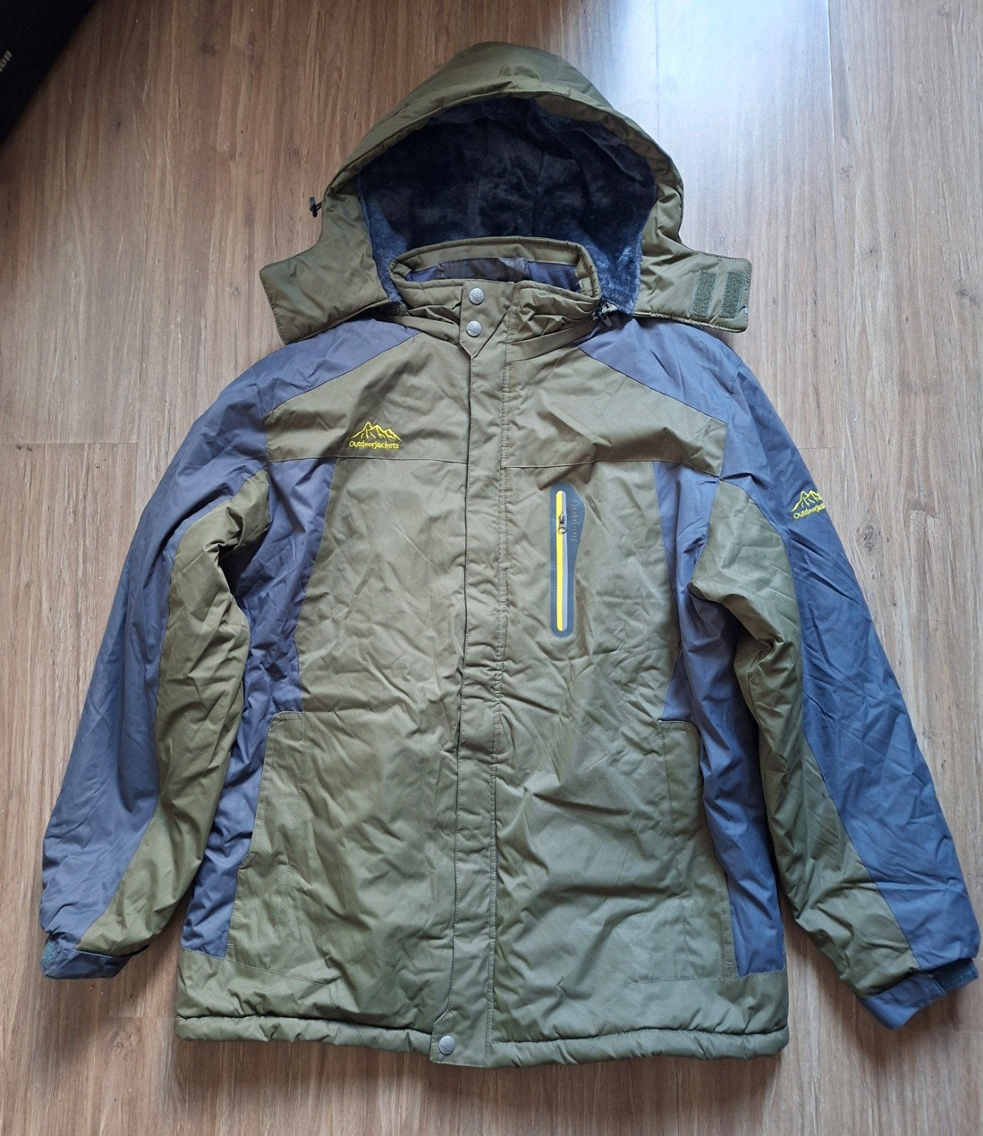 Nieuwe XXL Outdoor Jas - Zachte Teddy Voering Losse Capuchon, Meerkleurig, Nieuw, Overige maten, Ophalen of Verzenden