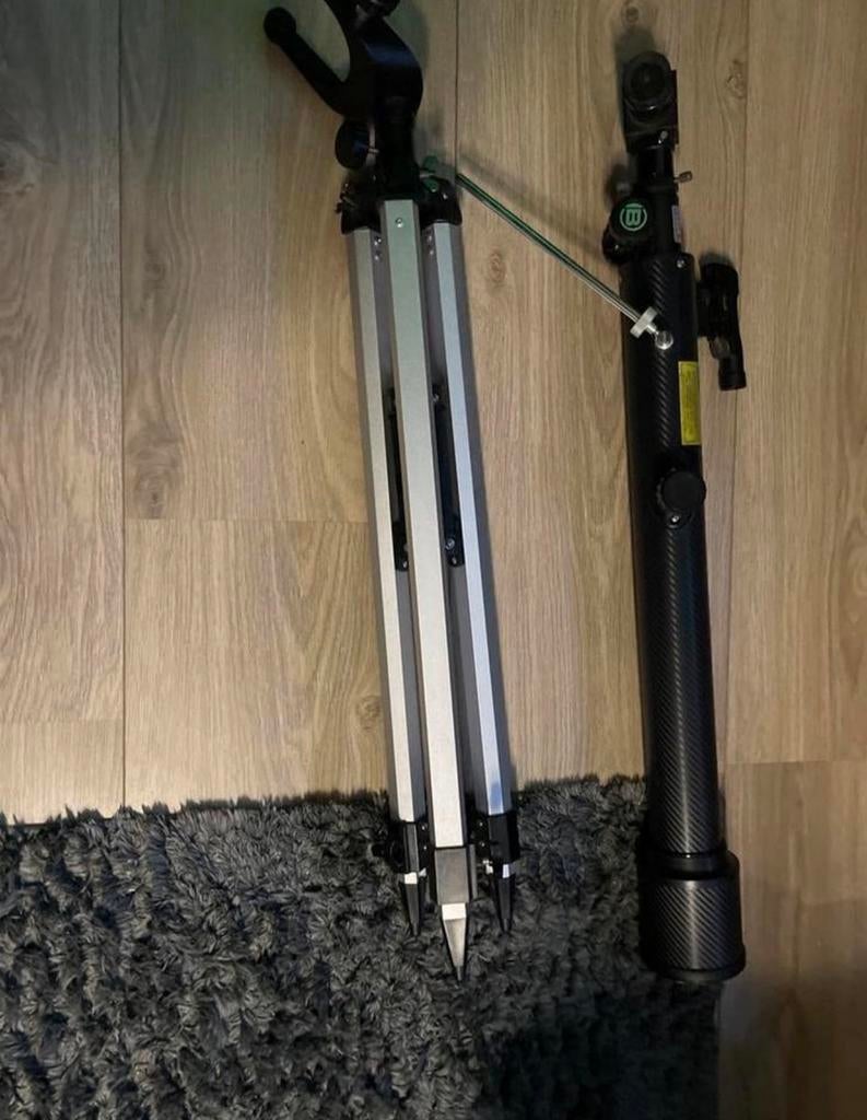 BRESSER TELESCOOP + STATIEF, Ophalen, Zo goed als nieuw, Minder dan 80 mm, Lenzentelescoop (refractor)