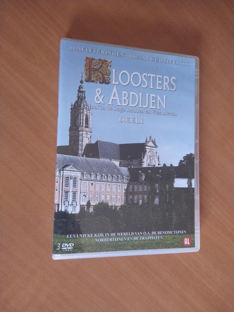 3-DVD Kloosters & Abdijen. Deel 1, Alle leeftijden, Ophalen of Verzenden, Zo goed als nieuw, Natuur