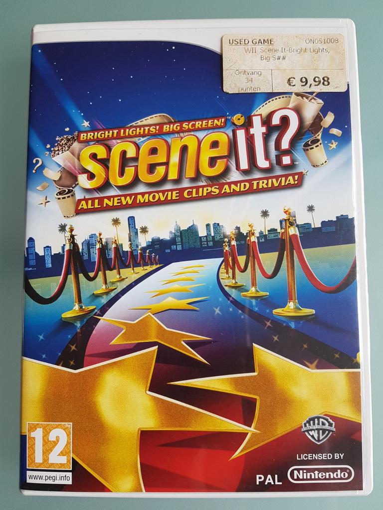 Wii spel Scene it?, 3 spelers of meer, Ophalen, Zo goed als nieuw, Vanaf 12 jaar