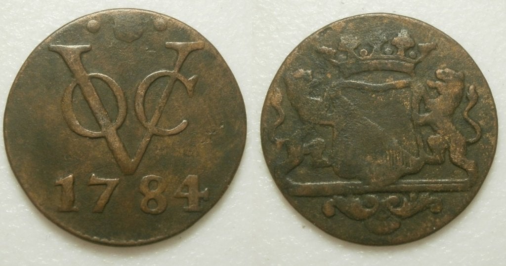 PD11351 Utrecht VOC Duit 1784, Ophalen of Verzenden, Vóór koninkrijk, 1 cent, Losse munt