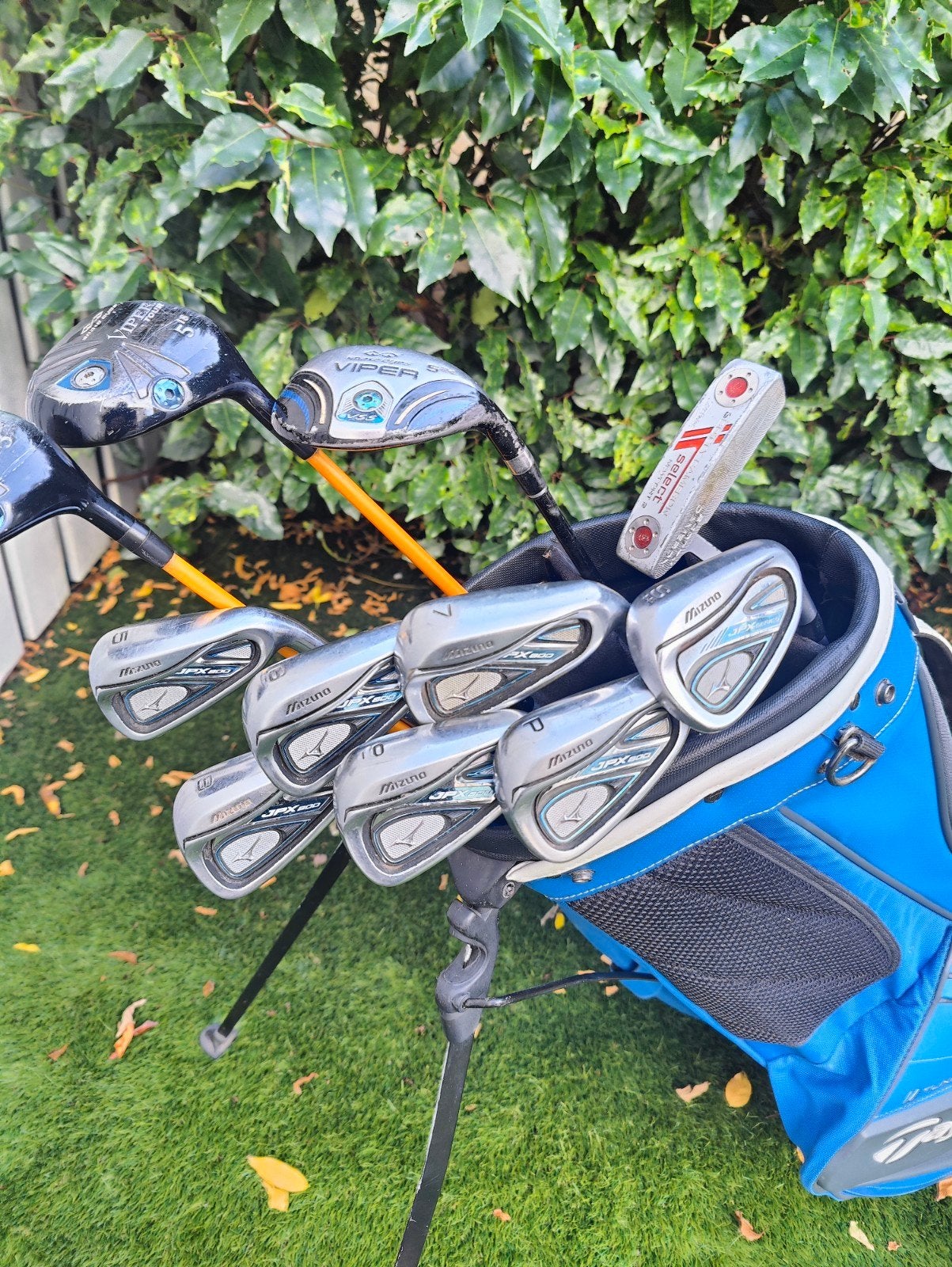 golfset Mizuno heren met TaylorMade golftas, Sport en Fitness, Ophalen of Verzenden, Set, Mizuno