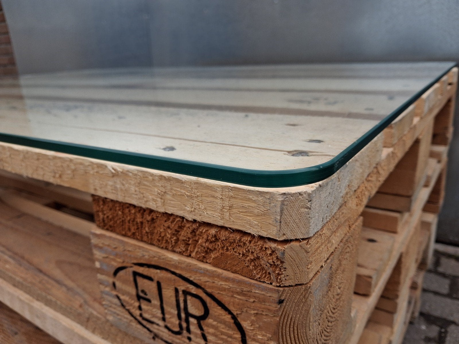 Glasplaten europallet formaat, Ophalen, Rechthoekig, 100 tot 150 cm, 50 tot 100 cm