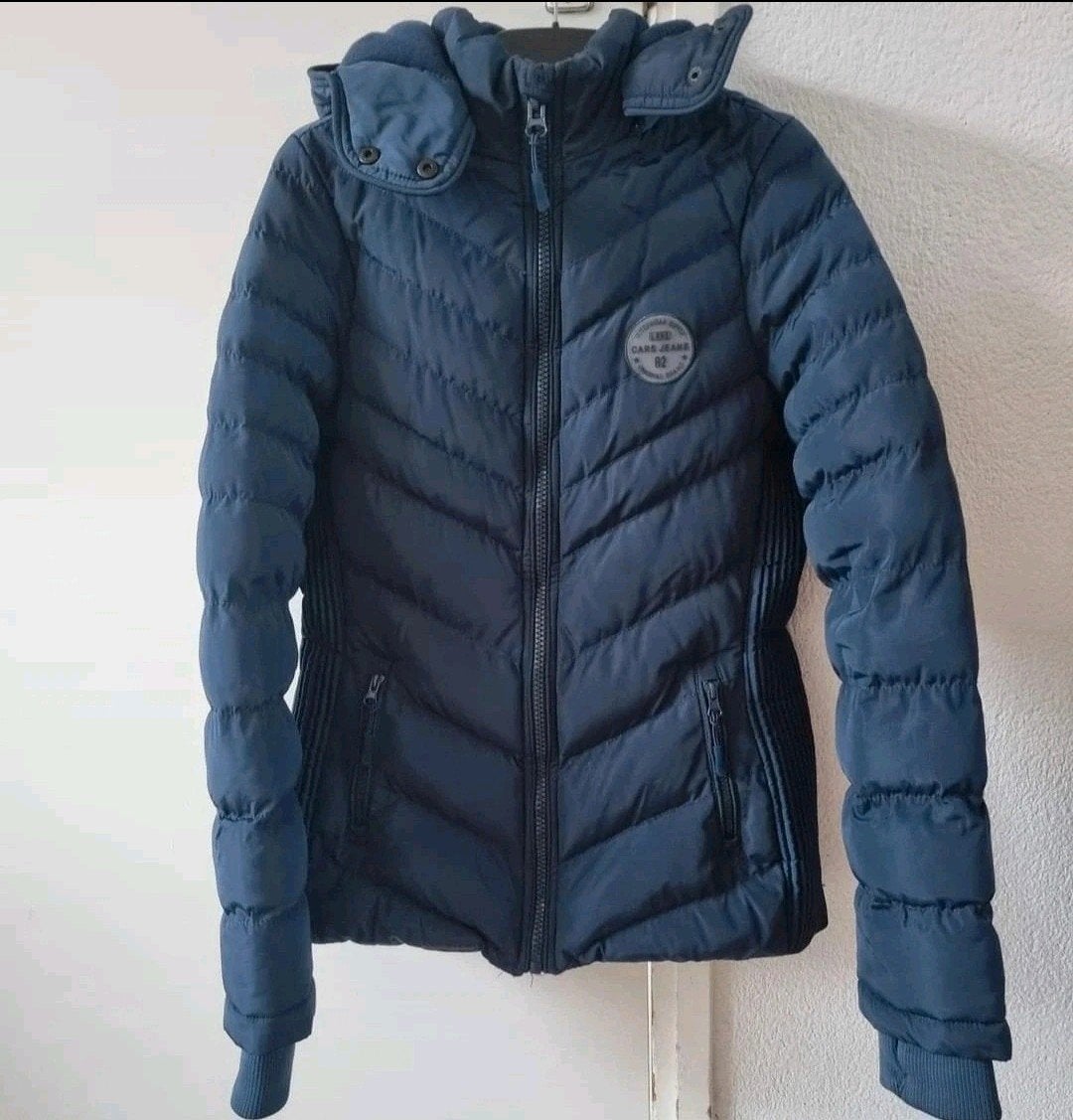 cars winterjas s, Blauw, Ophalen of Verzenden, Zo goed als nieuw, Maat 36 (S)
