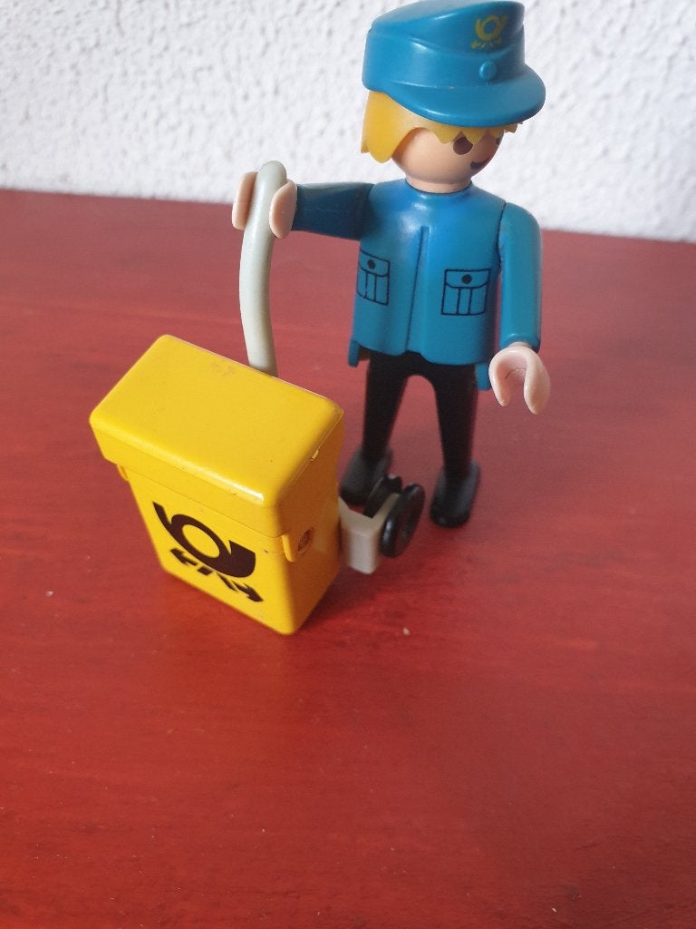 Playmobil postbezorgen met kar, vintage, Ophalen of Verzenden, Gebruikt