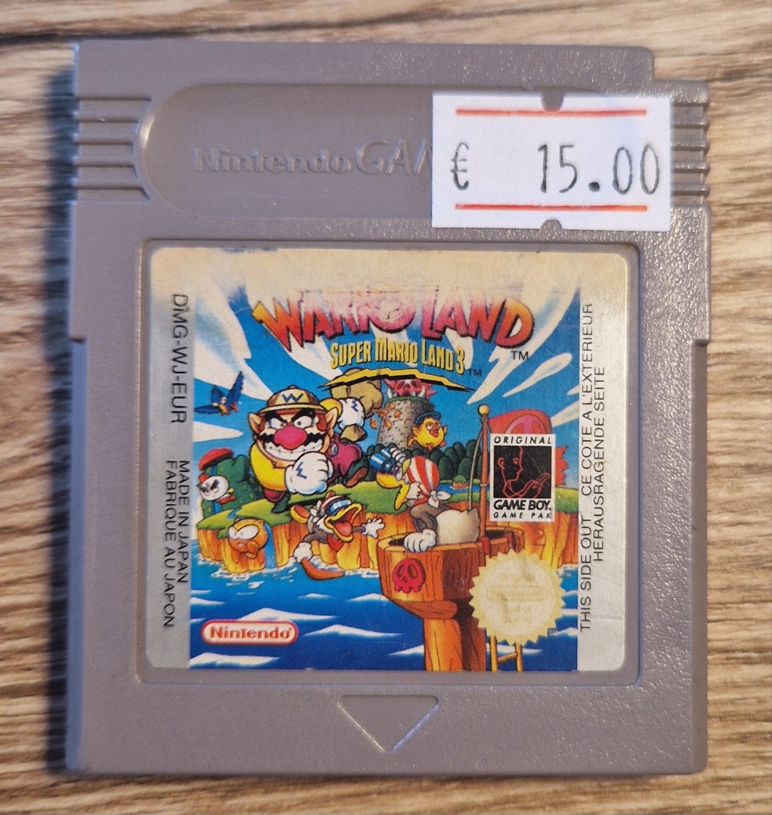 Wario land super mario land 3 Gameboy classic PAL, Gebruikt, 1 speler, Ophalen of Verzenden, Role Playing Game (Rpg)