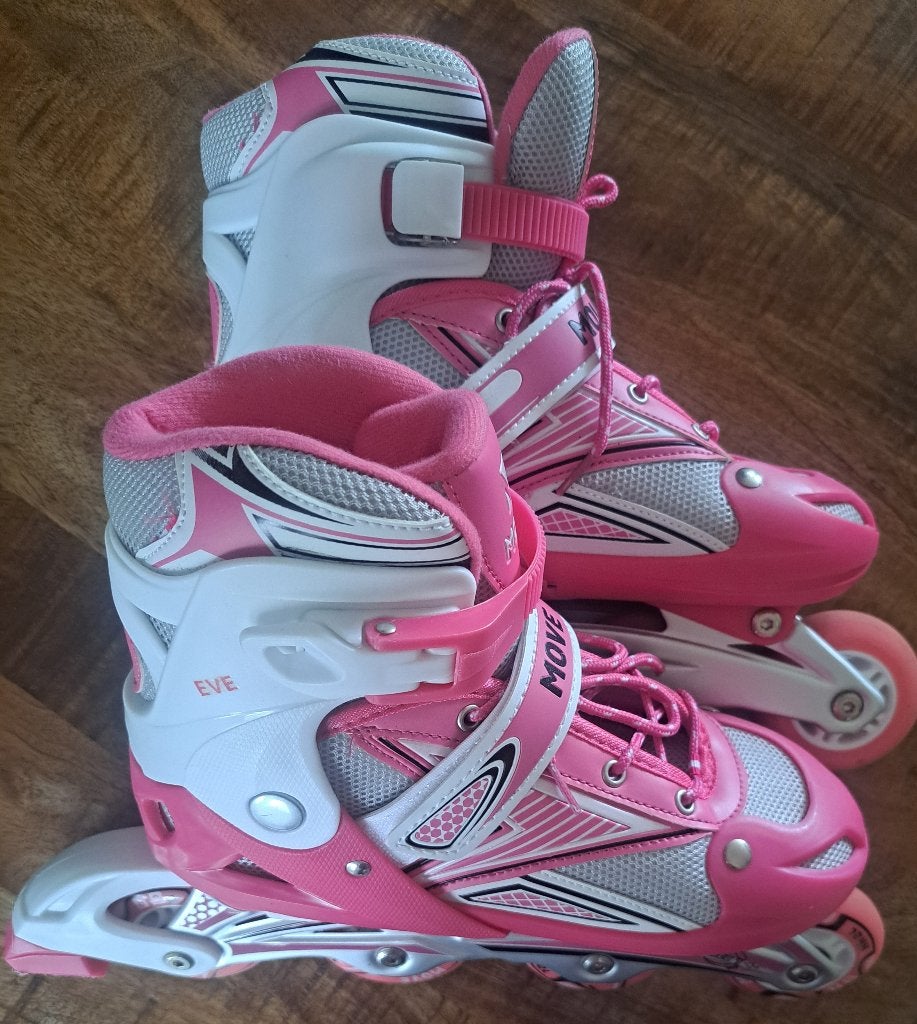 Roze skeelers, Sport en Fitness, Dames, Inline skates 4 wielen, Ophalen, Overige merken