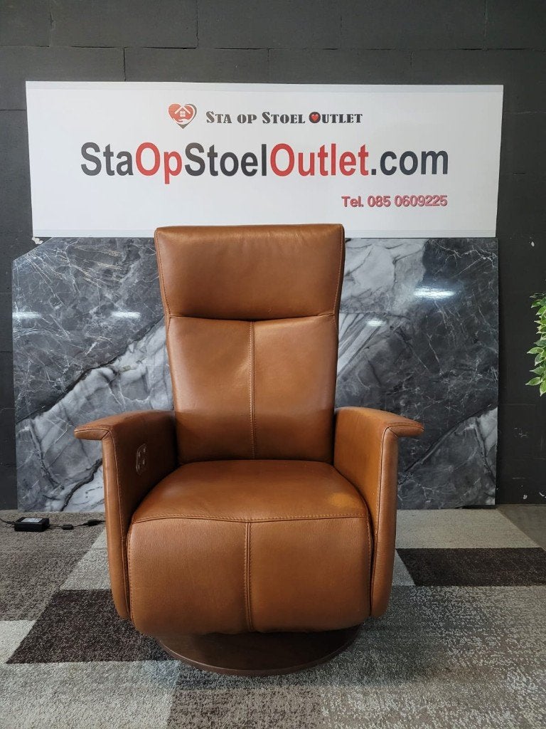Staopstoeloutlet Prominent Leder Cognac, Gebruikt, Minder dan 75 cm, Leer, Ophalen of Verzenden