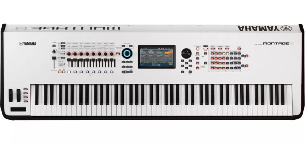 Yamaha Montage 8 Synthesizer White edition - In nieuwstaat -, Muziek en Instrumenten, Synthesizers, Ophalen, 88 toetsen, Yamaha