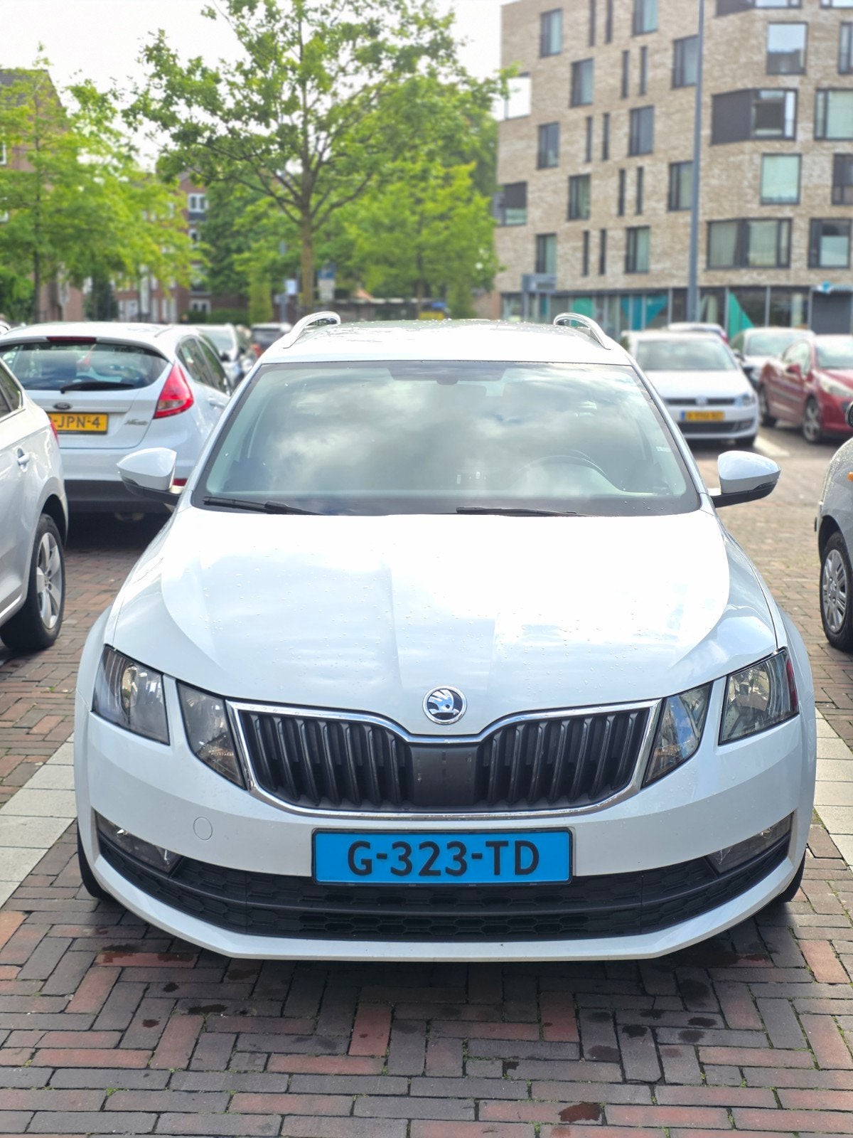 Skoda Octavia 1.6 TDI 2019 € 16999 exclusief BTW, 4 cilinders, Wit, Origineel Nederlands, 1598 cc