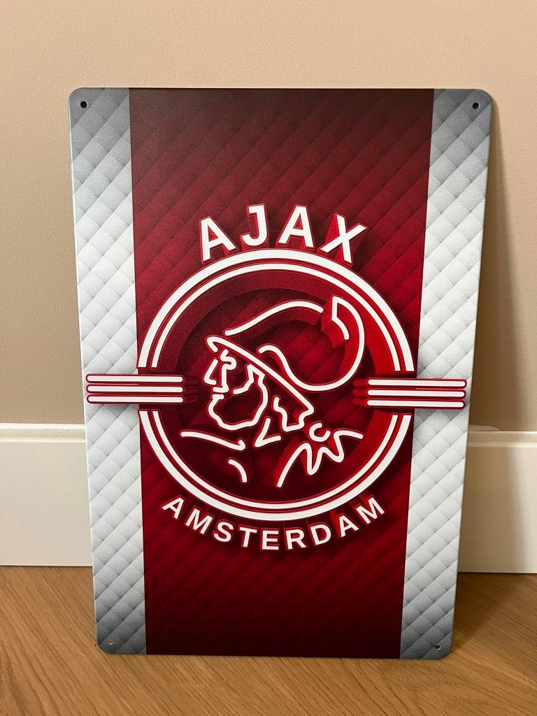 Ajax wandbord, Verzenden, Zo goed als nieuw, Ajax, Overige typen