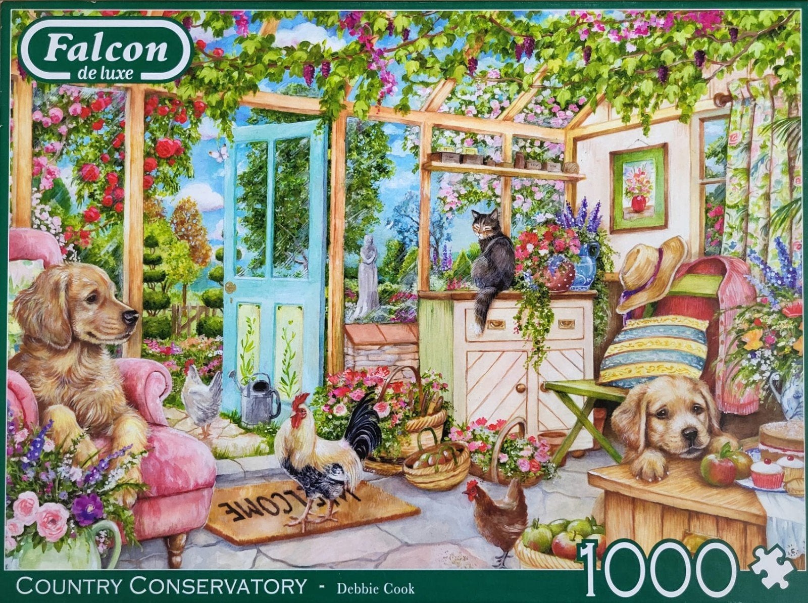 Falcon puzzel 1000 stuks, Ophalen, 500 t/m 1500 stukjes, Zo goed als nieuw