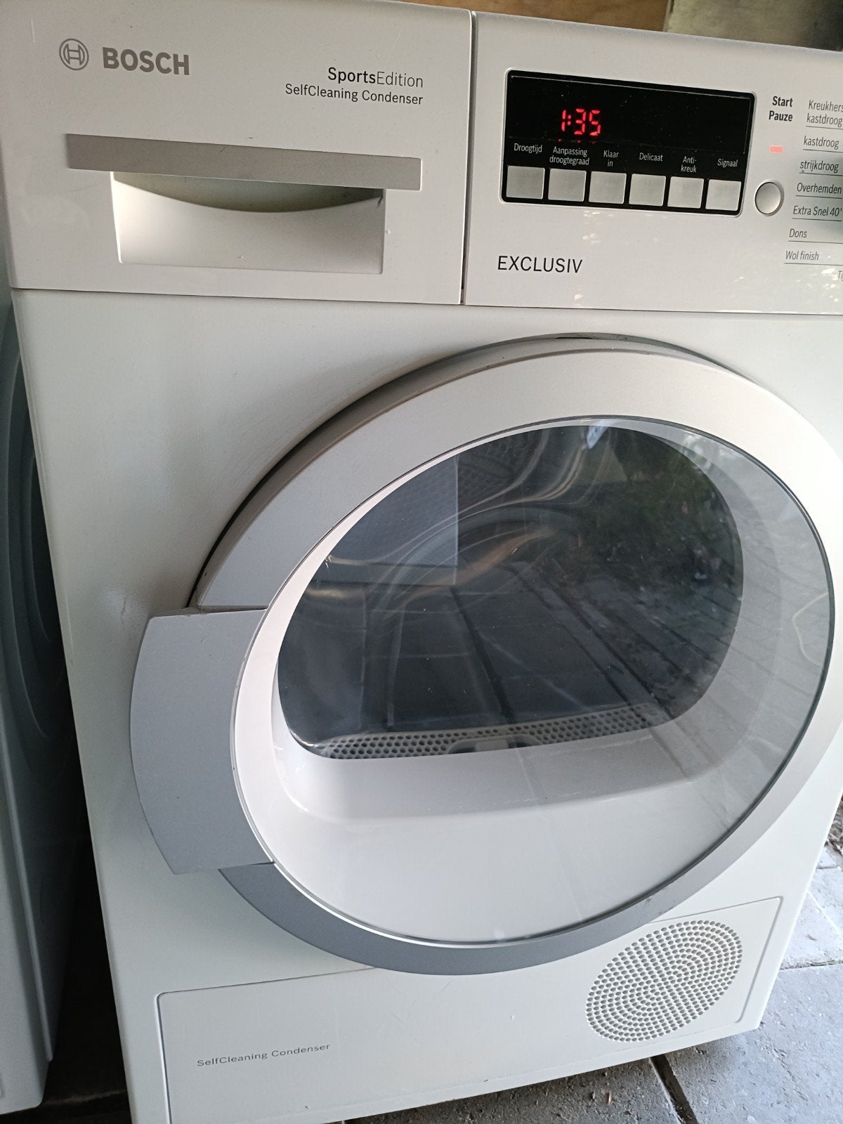 Bosch SportsEdition SelfCleaning Condensdroger, Ophalen, Gebruikt, Anti-kreukfase, 8 tot 10 kg