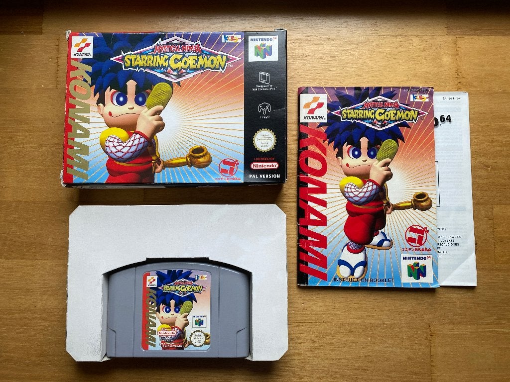 Mystical ninja starring goemon n64, 1 speler, Racen en Vliegen, Ophalen of Verzenden, Zo goed als nieuw