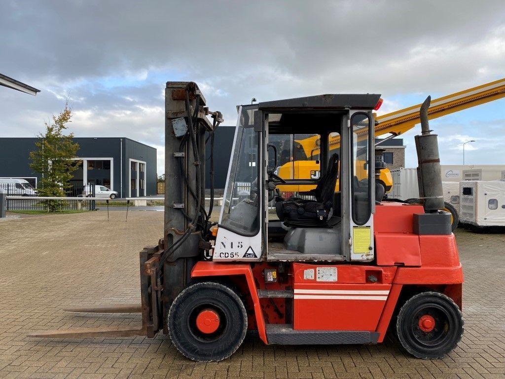 Kalmar DCD 55-6 6 ton Perkins Diesel Sideshift Positioner Fr, Diesel, Heftruck, Ophalen of Verzenden, Kalmar