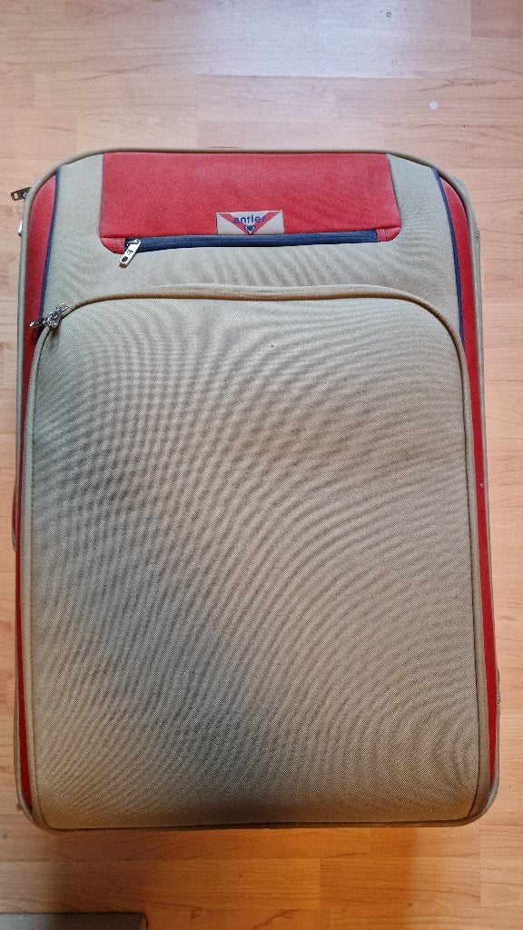 Reiskoffer / trolley 73x47cm, Ophalen, Zo goed als nieuw, Zacht kunststof, Minder dan 50 cm