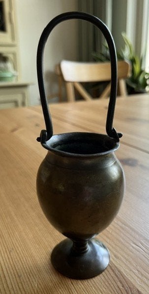 Brons Wijwatervat 17e eeuw, Ophalen of Verzenden