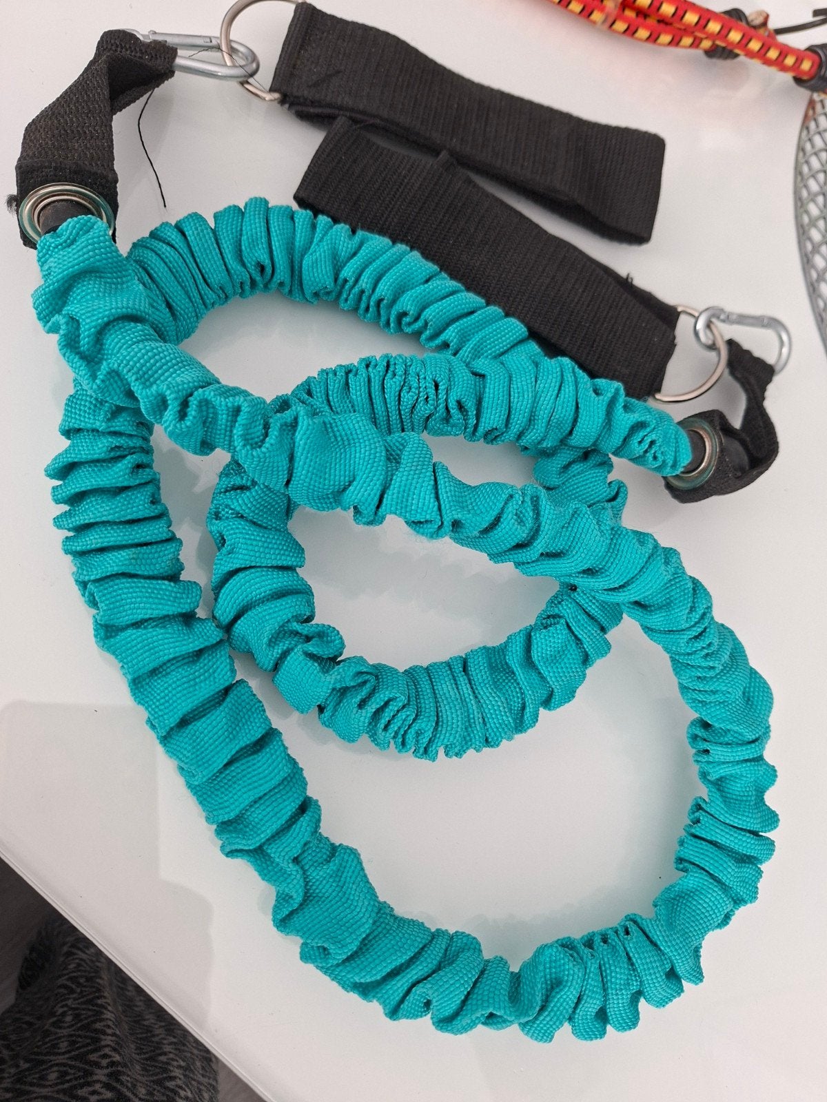Weerstandsbanden set - Aqua, Sport en Fitness, Fitnessmaterialen, Ophalen of Verzenden, Gebruikt, Benen, Weerstandband