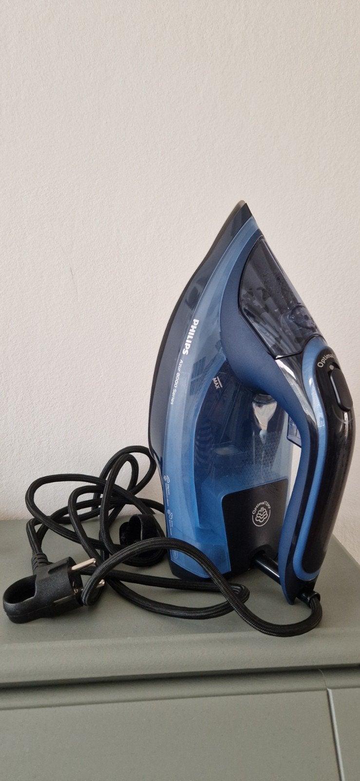 Philips Azur 8000 Series Strijkijzer met OptimalTEMP, Ophalen, Zo goed als nieuw, Strijkijzer met snoer