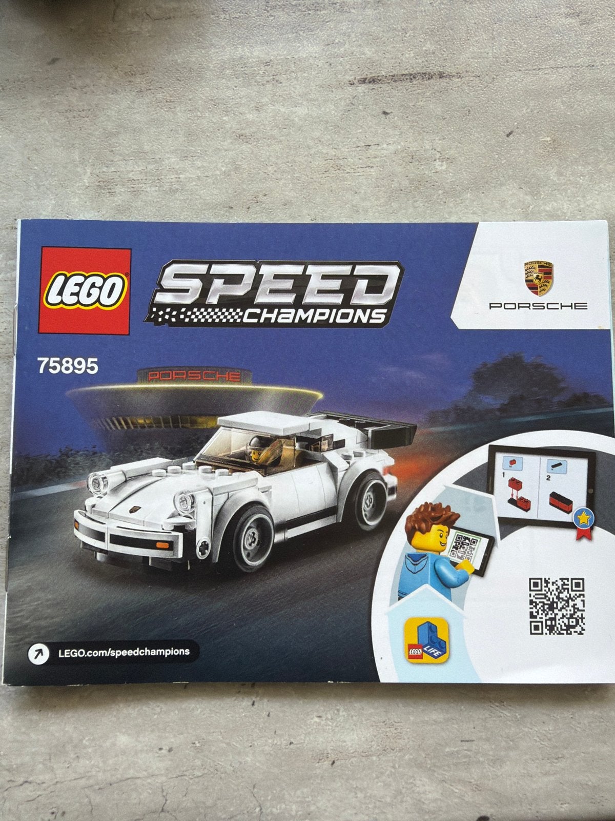 LEGO Speed Champions Porsche 911 Turbo 3.0 (75895), Ophalen of Verzenden, Zo goed als nieuw, Overige merken
