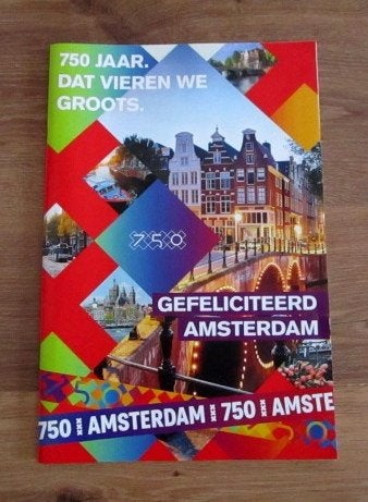 Magazine 750 jaar Amsterdam. Dat vieren we groots., Verzenden, Nieuw
