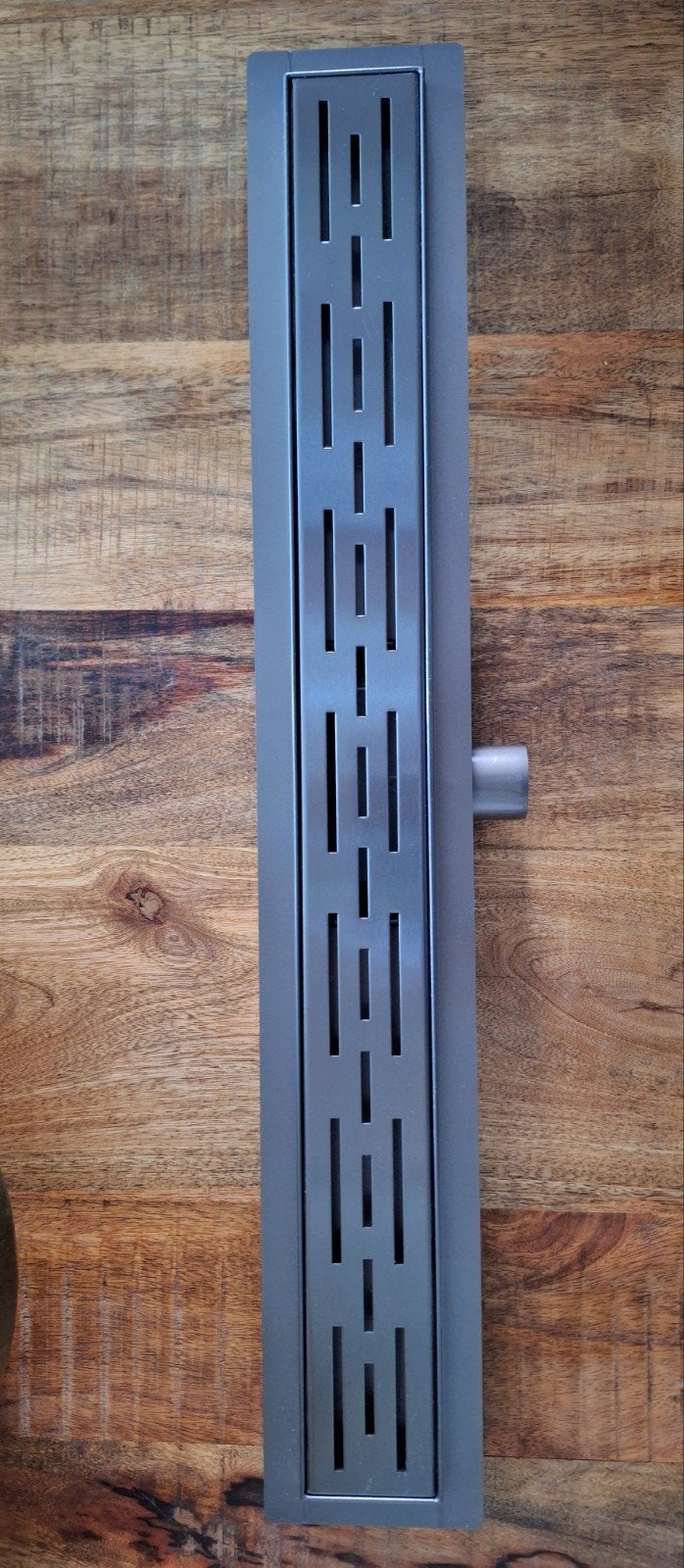 Wiesbaden Douchegoot +flens +rooster 80x7cm Gunmetal PVD nw, Doe-het-zelf en Verbouw, Sanitair, Ophalen of Verzenden, Nieuw, Rvs