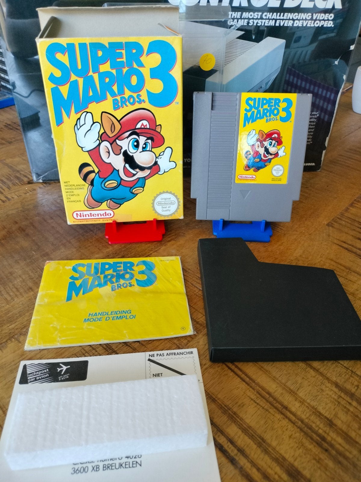Super Mario Bros. 3 NES Compleet met doos en handleiding, Gebruikt, 1 speler, Ophalen of Verzenden, Vanaf 3 jaar