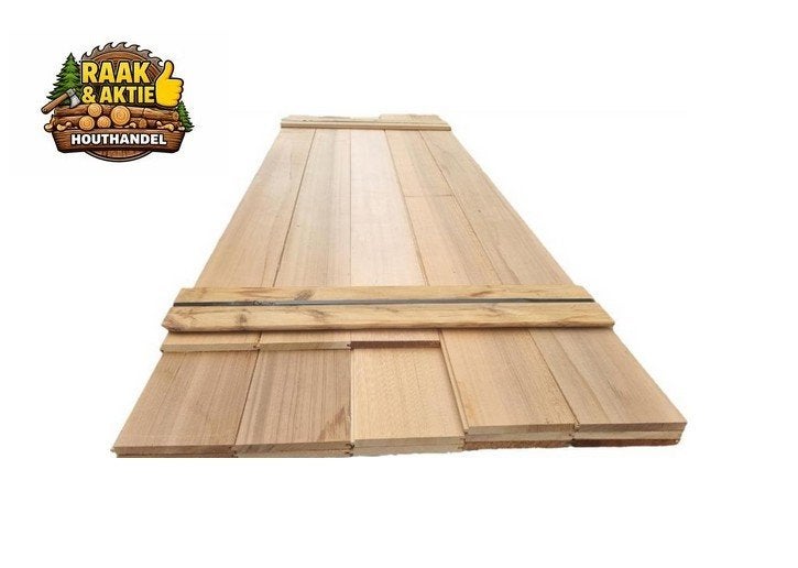 7.37 Red Cedar planken - veer en groef - nr: RC252, Tuin en Terras, Palen, Balken en Planken, Ophalen, Nieuw, 180 tot 250 cm, Planken