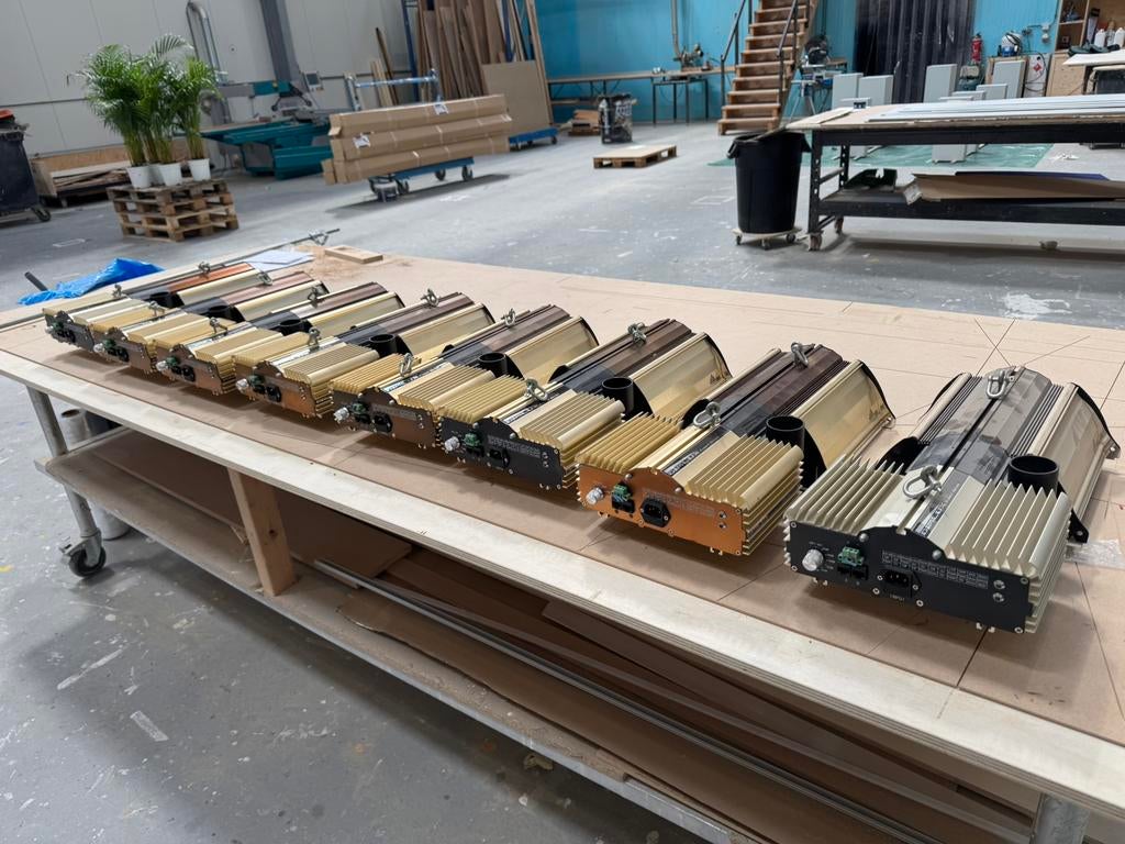 Dimlux 600watt EL UHF kweeklampen, 8 stuks, Ophalen of Verzenden, Gebruikt, Kweeklamp