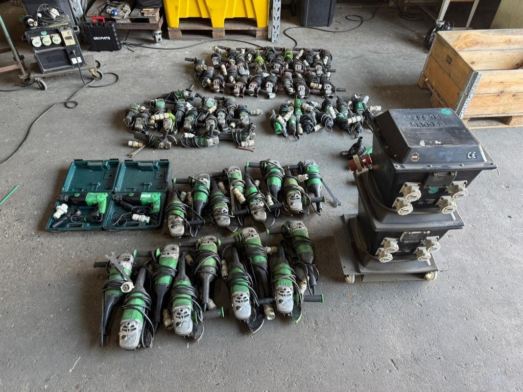 Partij 110V 110 Volt DC gereedschap en trafo's, Ophalen, Nn, Gebruikt, Nn