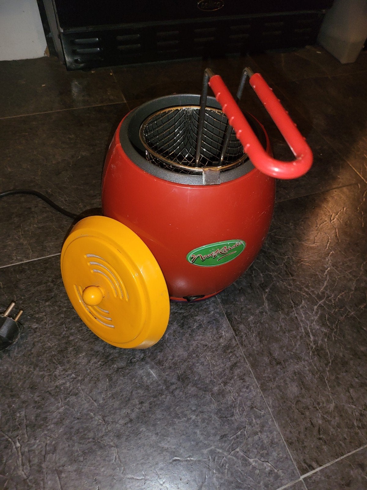 Mini Frituurpan / Notenrooster - Compact en Handig, Witgoed en Apparatuur, Frituurpannen, Minder dan 1 liter, Verzenden, Gebruikt