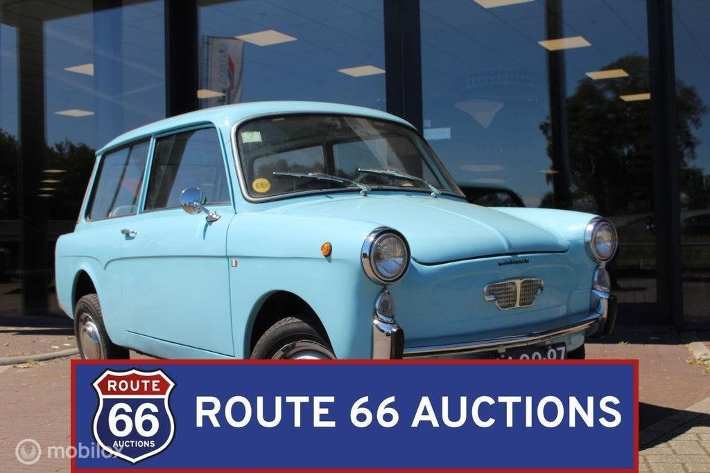 Autobianchi Bianchina Panoramica | 1964 | Route 66 Auctions, Overige merken, Overige carrosserieën, Zwart, Bedrijf