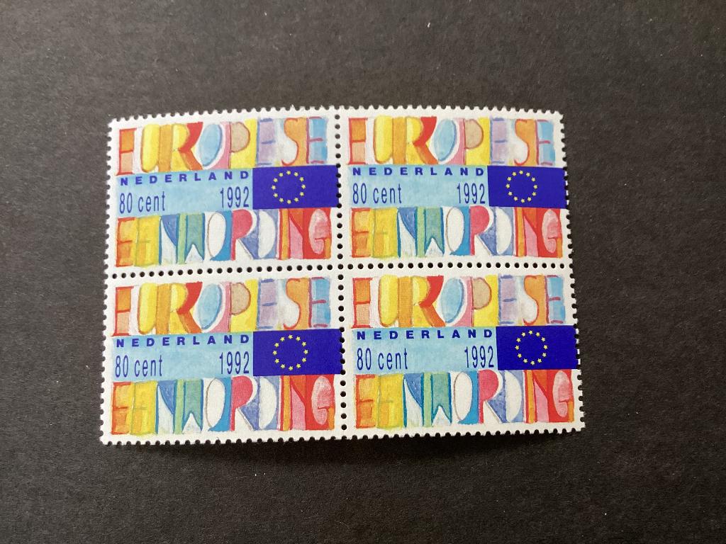 1992, Europa, 1536/ blok van 4, Postzegels en Munten, Postzegels | Nederland, Verzenden, Na 1940, Postfris