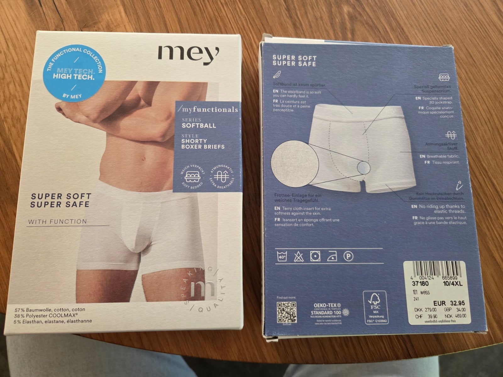 Mey Shorty Boxer Briefs - nieuw, wit, Ophalen of Verzenden, Wit, Mey, Boxer