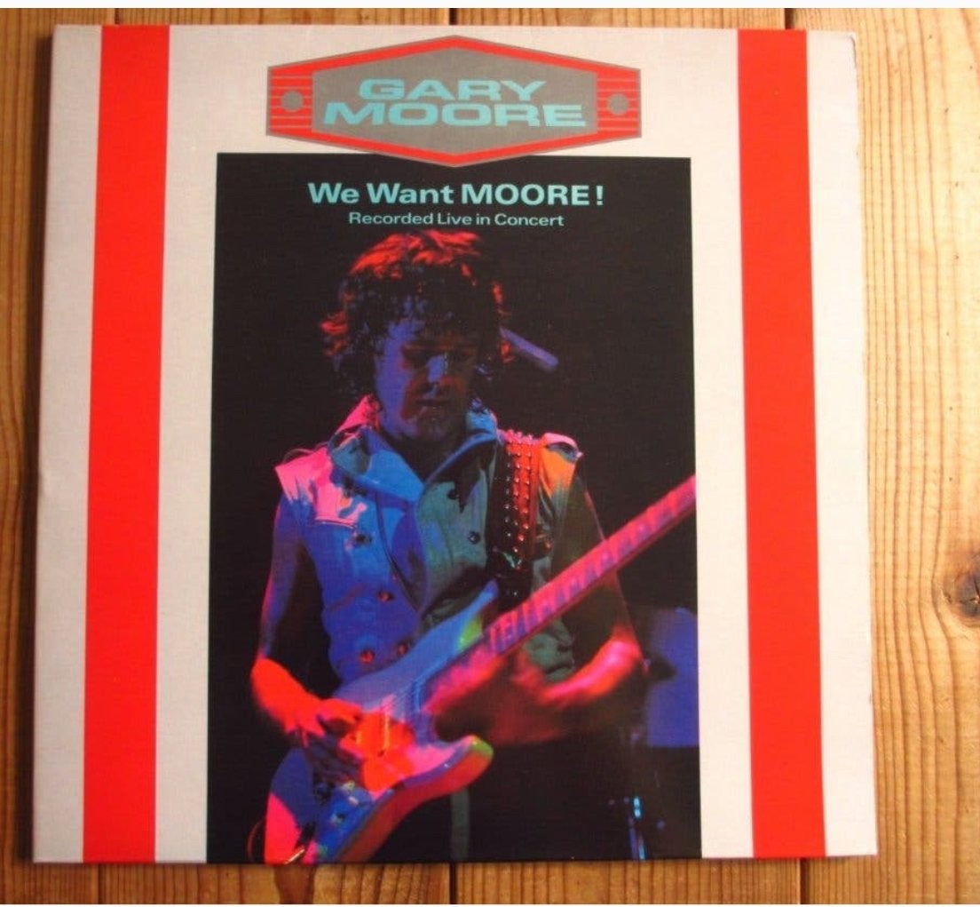 Gary Moore - We Want Moore! (Live Album) elpee, Cd's en Dvd's, Ophalen of Verzenden, Gebruikt, Hard Rock, Live-album