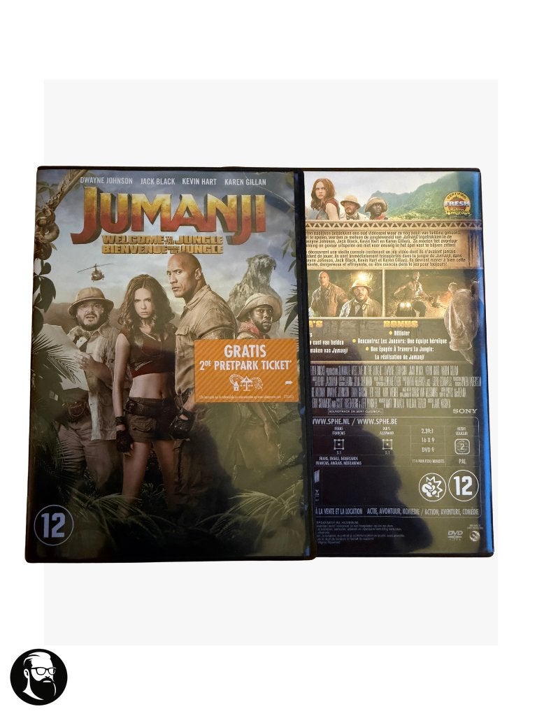 Jumanji: Welcome to the Jungle (2017) DVD | Actie 5=4, Bonusmateriaal, Engels, Nederlands, Ophalen of Verzenden