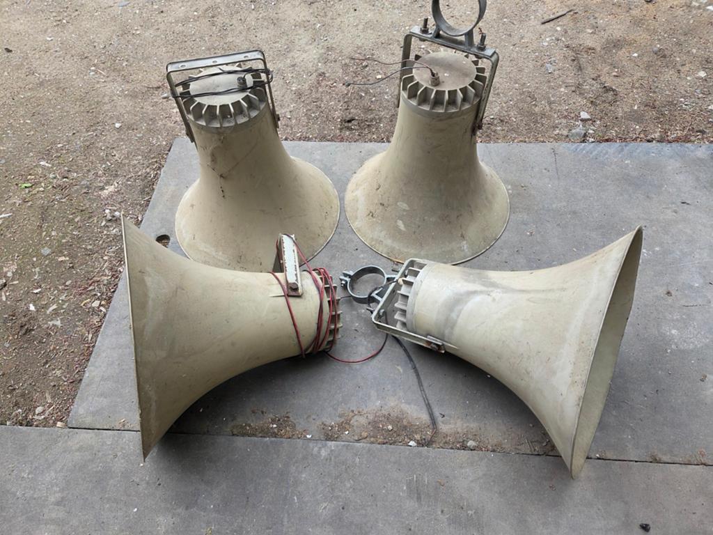 Vintage Philips Hoornluidsprekers (4 stuks), Ophalen, Philips, Gebruikt, Overige typen