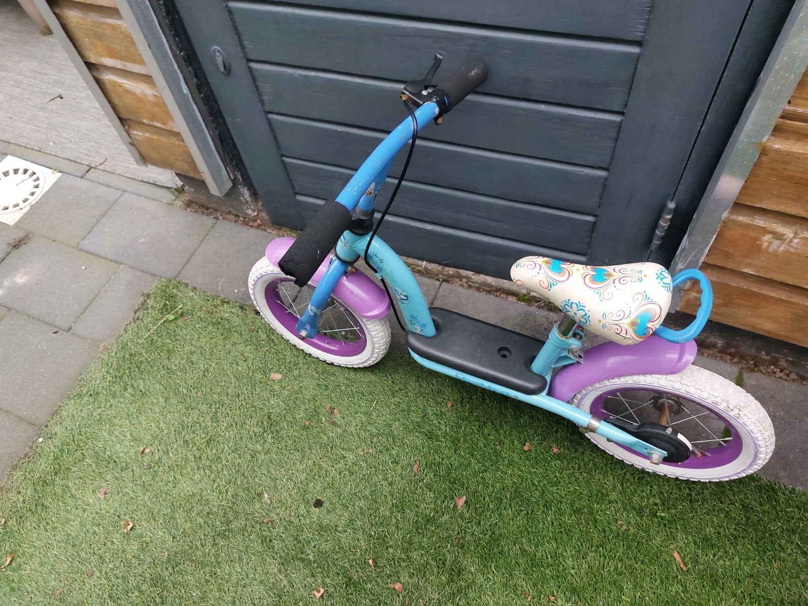 Frozen loopfiets, Ophalen, Gebruikt